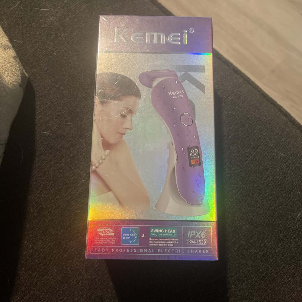 Kemei KM-280R Rechargeable Electric Epilator for Women